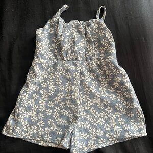 Carter's Blue Floral Kids Romper